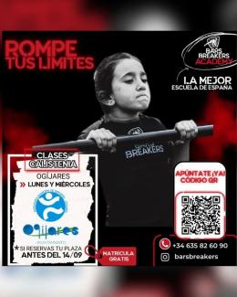 💪 Bars Breakers, el mejor club de calistenia de España, llega de nuevo con sus clases en Ogíjares  🎉  
Este año nos vemos lunes y miércoles 🗓️ ¡p...