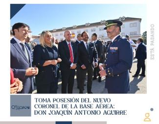 ⚔️En el día de hoy hemos asistido al acto institucional militar y civil en el que ha tomado posesión el nuevo Coronel de la Base Aérea, Don Joaquín...