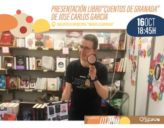 📚 Presentación del libro “Cuentos de Granada”  
  
El próximo jueves 16 de octubre a las 18:45h, la Biblioteca Municipal “María Lejárraga” acoge l...