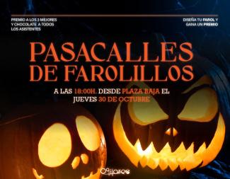 🕯️ JUEVES 30 DE OCTUBRE – FIESTA DE LOS FAROLES DE TODOS LOS SANTOS 🎃  
  
Ogíjares celebra su tradicional Fiesta de los Santos con el encantador ...