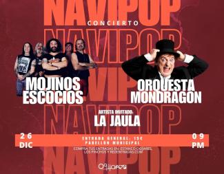 🎉 ¡CONCIERTAZO “NAVI-POP”! 🎶  
  
El próximo 26 de diciembre, Ogíjares vivirá una noche única con la Orquesta Mondragón y el inconfundible Javier...