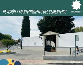 🕯️ En estos días tan especiales, el Alcalde junto al concejal de Mantenimiento han visitado nuestro Cementerio Municipal para comprobar que todo es...