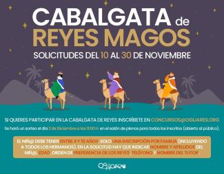 🎁 ¿Quieres vivir la magia desde dentro? 👑✨  
  
Si quieres participar en la Cabalgata de Reyes Magos 2026, ¡este es tu momento!  
Inscríbete env...
