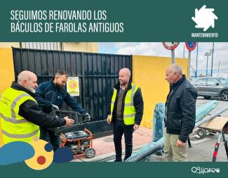 💡 Desde la Concejalía de Mantenimiento seguimos avanzando en la modernización de nuestro alumbrado público en Ogíjares.  
  
Estamos reemplazando ...