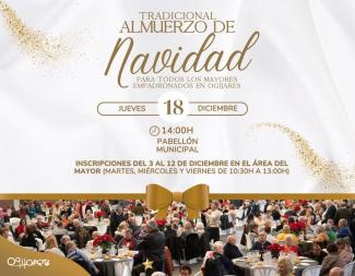 🎄 ¡Fiesta de Navidad para Mayores! 💃🕺  
  
Un año más celebramos nuestra tradicional comida de convivencia, una jornada entrañable con música en...