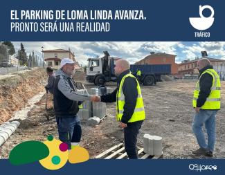 🚧 El Alcalde y el concejal de Tráfico y Seguridad han visitado el avance de las obras del nuevo parking de Loma Linda.  
  
Con más de 150 plazas ...