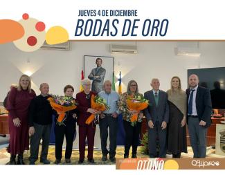 💛✨ Emotivo homenaje a nuestras parejas que celebraron sus Bodas de Oro en Ogíjares.  
  
Tres parejas especiales compartieron su historia de amor...