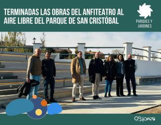 🌿 El Parque San Cristóbal ya es casi una realidad🌿  
  
Las obras del anfiteatro al aire libre del Parque San Cristóbal ya han finalizado y han s...