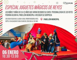 🎁✨ Todos los niños y niñas que recibieron su carta personalizada podrán recoger su sorpresa de Reyes.  
Un momento precioso para vivir la ilusión...