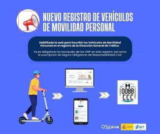 🚨 Atención vecinos de Ogíjares 🚨  
  
La Policía Local informa que ya está habilitada la web para inscribir los Vehículos de Movilidad Personal (...