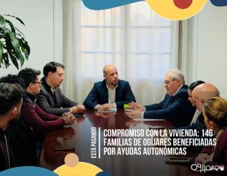🏘 Más de 1,1 millones de euros en ayudas a la vivienda para Ogíjares  
  
Hoy hemos recibido la visita del Delegado Territorial de Fomento, Articul...