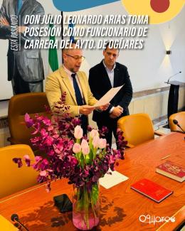 👔 Toma de posesión en el Ayuntamiento de Ogíjares  
  
Don Julio Leonardo Arias Martín ha tomado posesión como Funcionario de Carrera del Ayuntami...