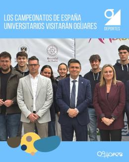 🏅 Ogíjares, sede de los Campeonatos de España Universitarios 2026  
  
Ogíjares formará parte de los municipios que acogerán los Campeonatos de Es...