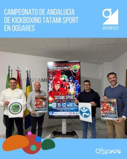 🥊 Campeonato de Andalucía de Kickboxing Tatami Sport  
  
📅 Sábado 11 y domingo 12 de abril  
🕘 A partir de las 09:00 h  
📍 Pabellón Municipal ...