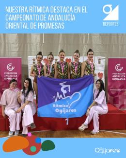 🏆 Grandes resultados para el CD Rítmica Ogíjares en el Campeonato de Andalucía Oriental de Promesas  
  
Este fin de semana han estado en Vícar (A...