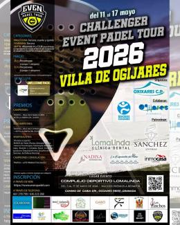 🎾 VIII Torneo de Pádel “Villa de Ogíjares”  
  
Ogíjares acoge una nueva edición de este destacado evento deportivo dentro del Challenger Even Pád...