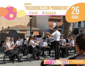 🎺🌸 La música llena la primavera en Ogíjares  
  
Disfruta del concierto “Pasodobles en primavera”, una propuesta musical para todos los públicos....