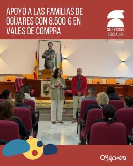 La Concejalía de Servicios Sociales, en colaboración con la Fundación Banco de Alimentos de Granada, ha llevado a cabo el reparto de vales de compr...