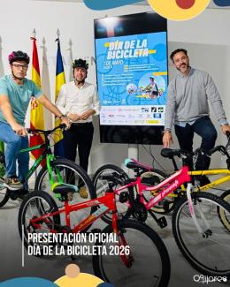 🚴‍♀️ Día de la Bicicleta Solidaria en Ogíjares  
  
El concejal y técnico del Patronato Municipal de Deportes, junto a nuestro alcalde, nos presen...