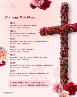 🌸🎉 Cruces de Mayo en Ogíjares – Día 3 🎉🌸  
  
Hoy el Parque San Sebastián se llena de vida, color y tradición 🌺  
  
Un día para compartir, en...