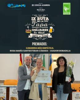 🍻🏆 ¡Ya conocemos a los premiados de esta edición de la Ruta de la Tapa de Ogíjares!  
  
👏 Enhorabuena a todos los establecimientos participante...