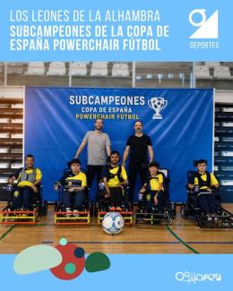 🏆💛 Ogíjares, subcampeón de España de Powerchair Fútbol  
  
Este 25 y 26 de abril, el equipo Los Leones de la Alhambra ha firmado una actuación e...
