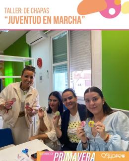 Ayer por la tarde tuvo lugar una nueva edición de "Juventud en Marcha" con el taller de chapas organizado por la Concejalía de Juventud🎉🧷  
  
El...