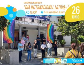 🏳️‍🌈 Un compromiso con la igualdad, el respeto y la diversidad  
  
Con motivo del Día Internacional LGTBIQ+, se llevará a cabo la lectura del man...