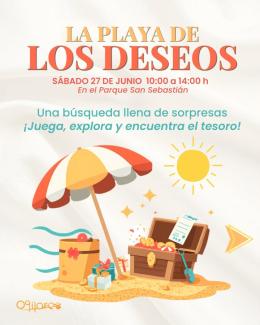 🏖️ Comprar en Ogíjares tiene premio  
  
Llega “La Playa de los Deseos”, una divertida actividad donde una zona del Parque San Sebastián se transfo...
