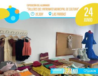 🎨Creatividad, aprendizaje y mucho talento local  
  
El alumnado de los talleres del Patronato Municipal de Cultura comparte el trabajo realizado ...