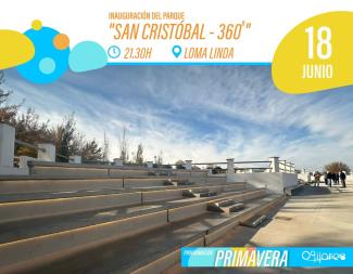 🌿Un nuevo espacio para disfrutar, compartir y vivir Ogíjares  
  
Llega la inauguración del nuevo Parque “San Cristóbal” – Panorámico 360º, un gra...