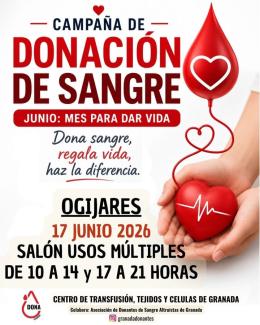 🩸 CAMPAÑA DE DONACIÓN DE SANGRE  
  
¡¡MAÑANA!!   
  
En las últimas colectas, nuestro municipio superó todas las expectativas gracias a la implic...