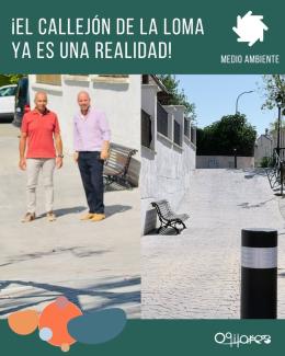 El Callejón de la Loma ya es una realidad! 🙌  
  
Este nuevo vial peatonal conecta las urbanizaciones del Camino de Las Gabias con La Loma, mejora...