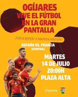 ⚽ ¡España está en semifinales… y lo vamos a vivir juntos! ⚽  
  
La emoción del Mundial continúa y en Ogíjares volvemos a reunirnos para animar a...