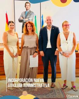 El Ayuntamiento de Ogíjares ha incorporado a una nueva funcionaria como auxiliar administrativa, tras la toma de posesión de su plaza. 🤝  
  
Con ...