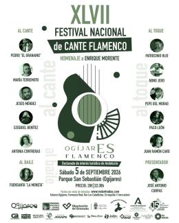 🎶 Mañana, Ogíjares volverá a convertirse en punto de encuentro para los amantes del flamenco.  
  
La XLVII edición del Festival Nacional de Cante...