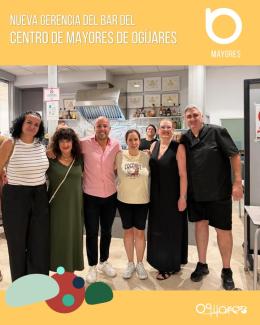 ☕️ El bar del Centro de Mayores de Ogíjares reabrió ayer sus puertas con nueva gerencia.  
  
Ubicado en Calle Real Baja, junto a la Policía Local...