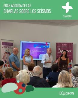 🧠 Gran acogida de las charlas sobre el impacto emocional de los seísmos, celebradas ayer en el Centro CISO e impartidas por la psicóloga del Ayunt...
