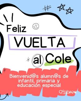 🎒 Hoy comienza el curso para los niños y niñas del segundo ciclo de Educación Infantil, Educación Primaria y Educación Especial.  
  
Un día de re...