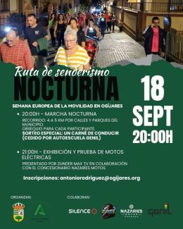 🚶‍♀️ Ogíjares se suma a la Semana Europea de la Movilidad con una Ruta Nocturna para descubrir nuestro municipio de otra manera.  
  
📅 Jueves 18...
