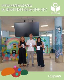 📚 La Concejalía de Educación ha repartido más de 1.400 agendas escolares para el curso 2026-2027 entre los centros educativos de Ogíjares.  
  
Un...
