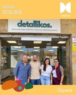 🎁 Damos la bienvenida a Detallikos, una nueva tienda de regalos personalizados que abre sus puertas en Ogíjares de la mano de Juanma y Miriam.  
 ...