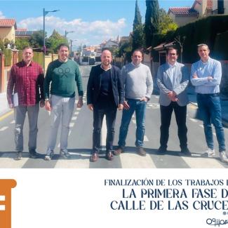 🚧 Finalizamos la 1ª fase de la Calle de las Cruces 🏗️  
  
Desde la Concejalía de Accesibilidad, Urbanismo y Obras Públicas, hemos llevado a cabo ...