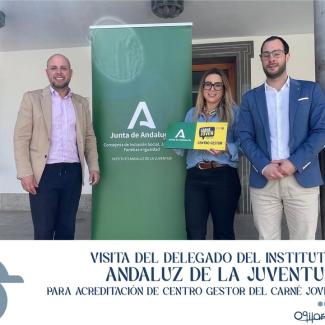 📢 ¡Ogíjares, Centro Gestor del Carné Joven!   
  
Hoy hemos recibido con orgullo la visita del Delegado del Instituto Andaluz de la Juventud, quie...
