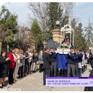 📿 El colegio Santa María del Llano ha celebrado su tradicional procesión con motivo de su 10º aniversario, dando el comienzo a la Semana Santa de ...