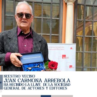 🎼 Reconocimiento a toda una trayectoria  
  
Nuestro vecino Juan Carmona Arrebola fue distinguido con el Premio de Honor y la entrega de la Llave ...