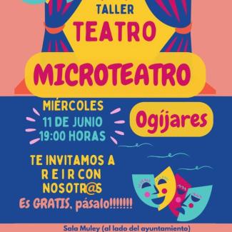 🎭 Taller de Microteatro  
  
Ven a descubrir el mundo del microteatro con este divertido taller. Una actividad dirigida por el taller de cultura, ...