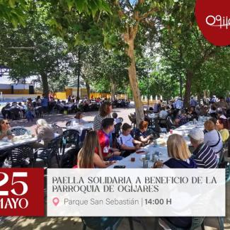 🥘 Paella Solidaria a beneficio de la Parroquia de Ogíjares   
  
🚨🚨 ¡¡HOY!! 🚨🚨  
  
Ven al Parque San Sebastián y participa en la tradicional ...