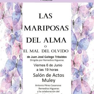 🎭 Teatro: “Las mariposas del alma o el mal del olvido”  
  
La compañía de Teatro Áristoi presenta una nueva obra de teatro, “Las mariposas del al...