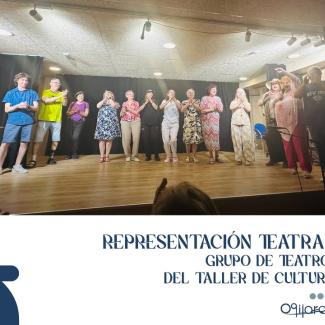 🎭 Tarde de Taller de Microteatros  
  
Ayer disfrutamos de una divertidísima representación a cargo del grupo de teatro del Taller de Cultura, que...